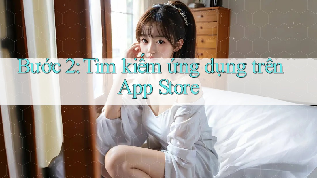 Bước 2: Tìm kiếm ứng dụng trên App Store