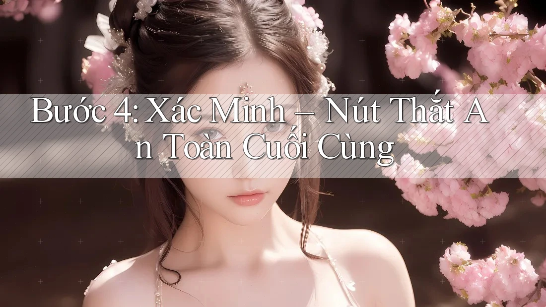 Bước 4: Xác Minh – Nút Thắt An Toàn Cuối Cùng