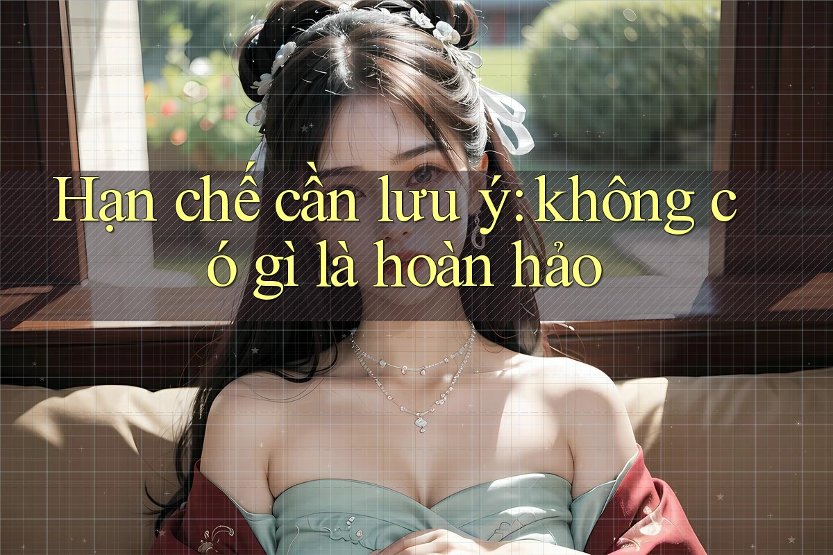 Hạn chế cần lưu ý - không có gì là hoàn hảo