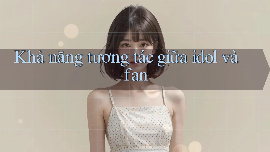 Khả năng tương tác giữa idol và fan