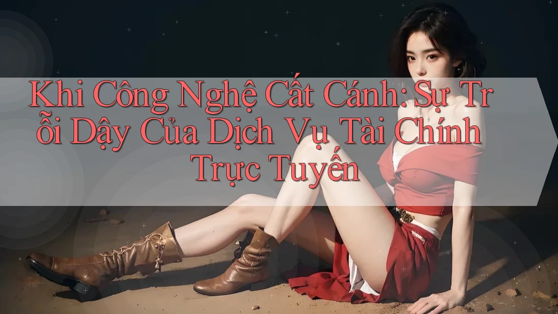 Khi Công Nghệ Cất Cánh: Sự Trỗi Dậy Của Dịch Vụ Tài Chính Trực Tuyến