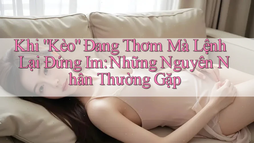 Khi “Kèo” Đang Thơm Mà Lệnh Lại Đứng Im: Những Nguyên Nhân Thường Gặp