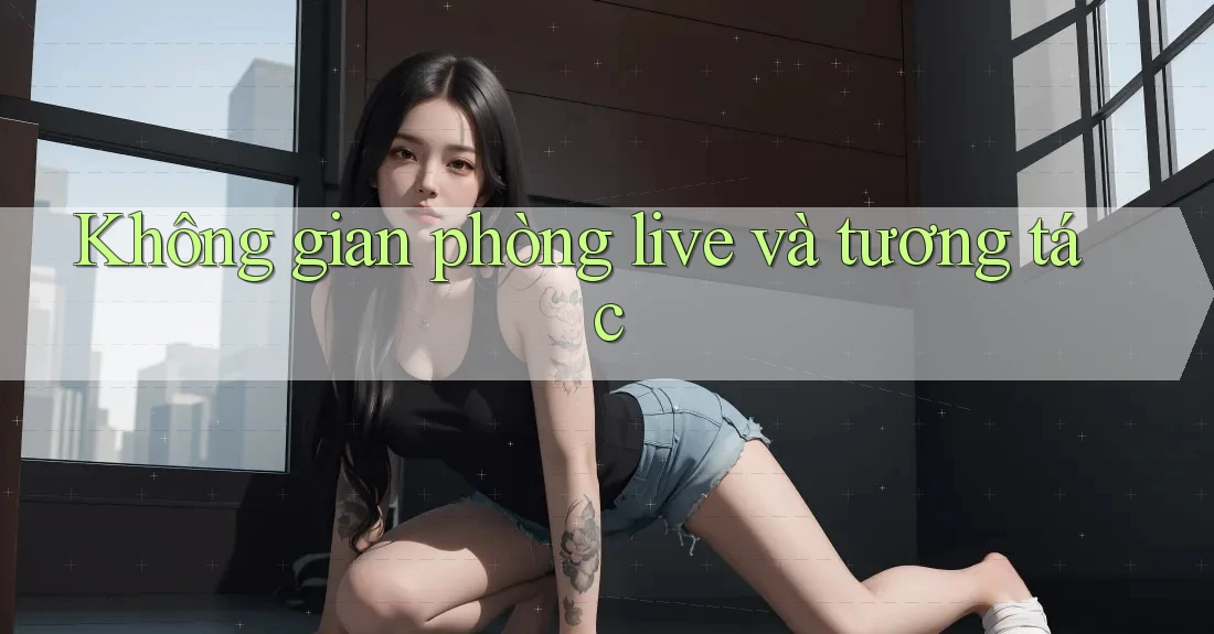 Không gian phòng live và tương tác Không gian phòng live và tương tác