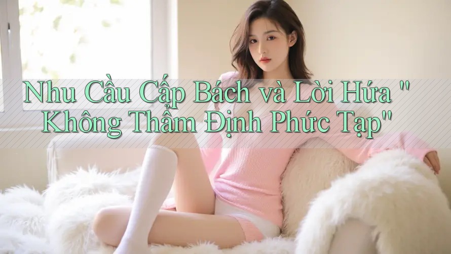 Nhu Cầu Cấp Bách và Lời Hứa “Không Thẩm Định Phức Tạp”