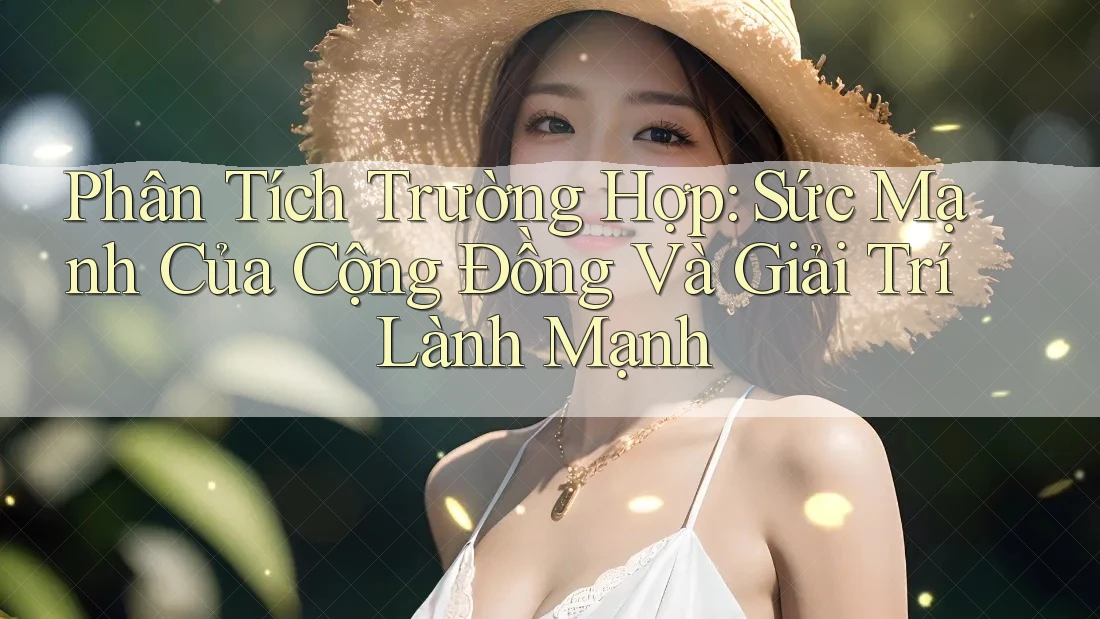Phân Tích Trường Hợp: Sức Mạnh Của Cộng Đồng Và Giải Trí Lành Mạnh
