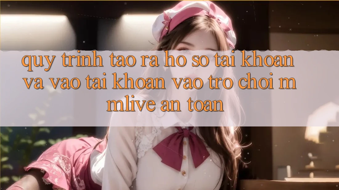 Quy Trình Tạo ra hồ sơ Tài Khoản Và Vào tài khoản Vào Trò chơi MMLive An Toàn