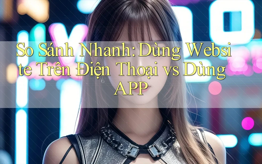 So Sánh Nhanh: Dùng Website Trên Điện Thoại vs Dùng APP So Sánh Nhanh: Dùng Website Trên Điện Thoại vs Dùng APP