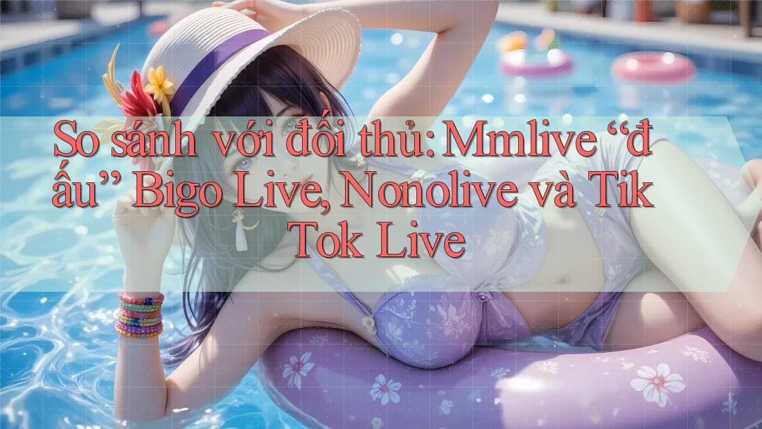 So sánh với đối thủ: Mmlive “đấu” Bigo Live, Nonolive và TikTok Live