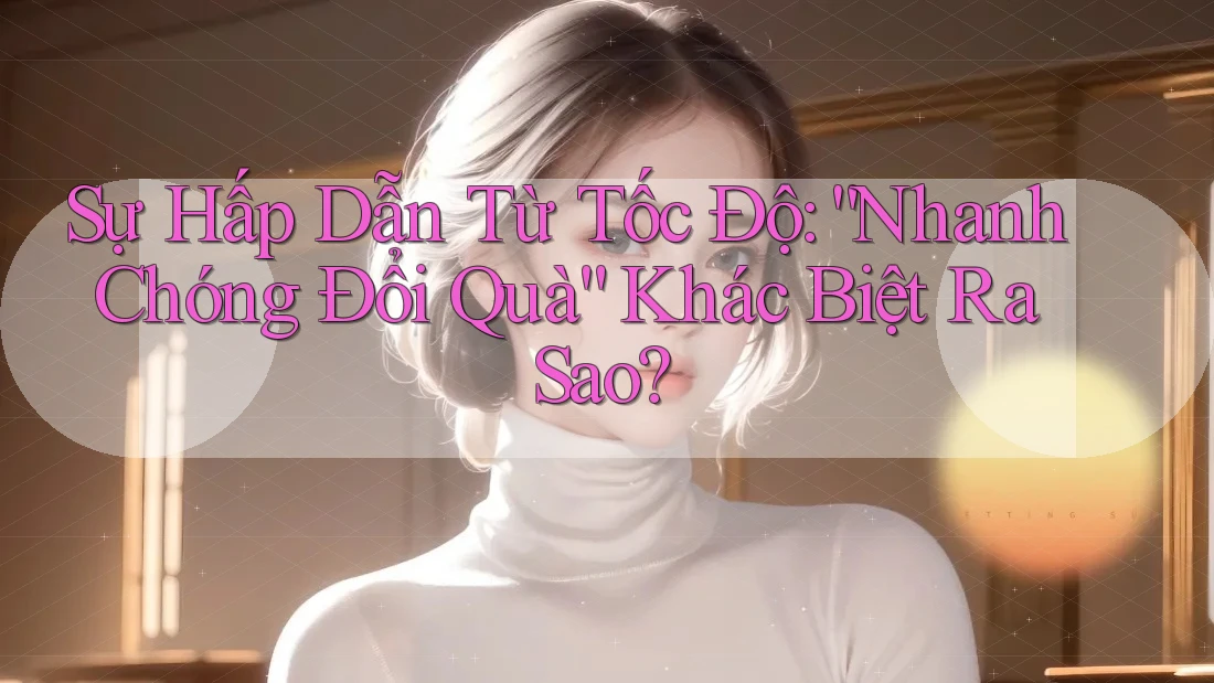 Sự Hấp Dẫn Từ Tốc Độ: “Nhanh Chóng Đổi Quà” Khác Biệt Ra Sao?