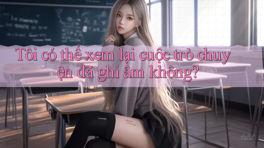 Tôi có thể xem lại cuộc trò chuyện đã ghi âm không?