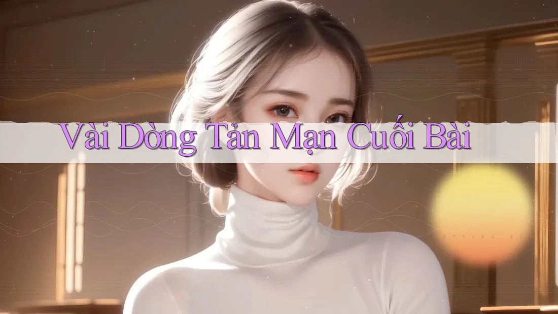 Vài Dòng Tản Mạn Cuối Bài